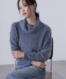 FREE'S MART | ◆〈ＭＦＭ〉シャギータートルニット(ニット/セーター)