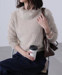 FREE'S MART | ◆〈ＭＦＭ〉シャギータートルニット(ニット/セーター)