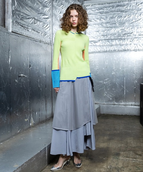 AULA AILA（アウラアイラ）の「レイヤードチュールセットスカート（スカート・レディース・グレー/ブルー/ブラック・0）」の16枚目の写真