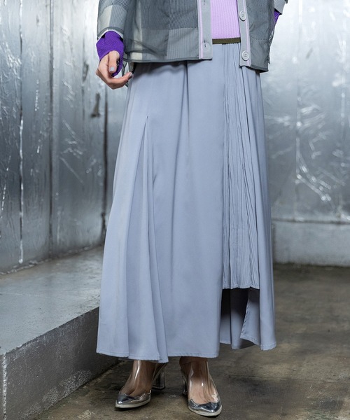 AULA AILA（アウラアイラ）の「レイヤードチュールセットスカート（スカート・レディース・グレー/ブルー/ブラック・0）」の18枚目の写真