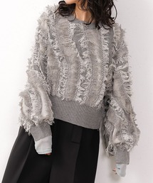 Kana｜カナのニット/セーター（グレー/灰色系・フリンジ）通販 - ZOZOTOWN