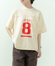 PAR ICI | 丸胴天竺 アメリカンラバープリントTシャツ(Tシャツ/カットソー)