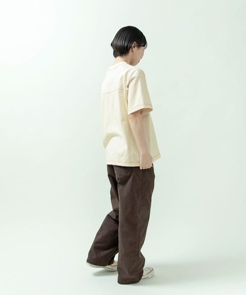 PAR ICI(パーリッシィ)の「丸胴天竺 アメリカンラバープリントTシャツ(Tシャツ/カットソー・レディース・アイボリー/ネイビー・FREE)」の16枚目の写真