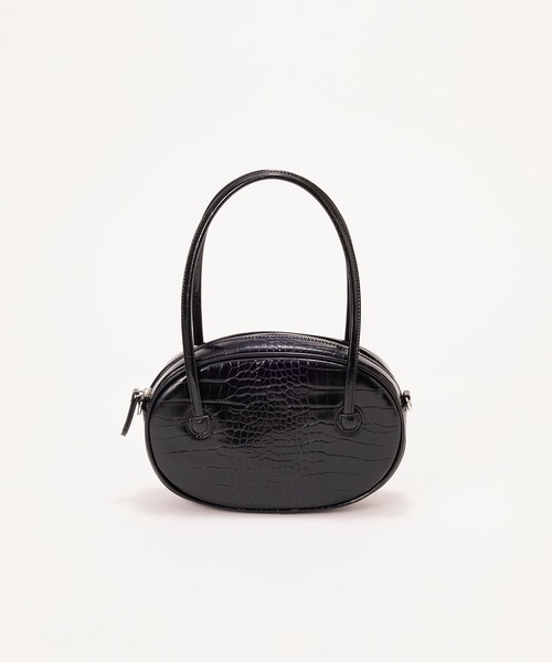 EFOLE(エフォル)の「【ZOZO限定】2way croco mini boston / 2wayクロコミニボストン(ショルダーバッグ・レディース・ブラウン/ブラック・FREE)」の13枚目の写真