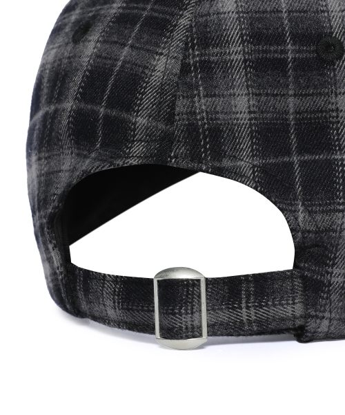 MUCENT(ムセント)の「シグネチャーボールキャップ(チェックブラック)(キャップ・レディース・ブラックミックス・FREE)」の4枚目の写真