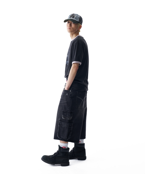 AAKAM(アーカム)の「Camo Patch Bermuda Denim Cargo Pants (Black)(その他パンツ・レディース・その他・1/2)」の11枚目の写真