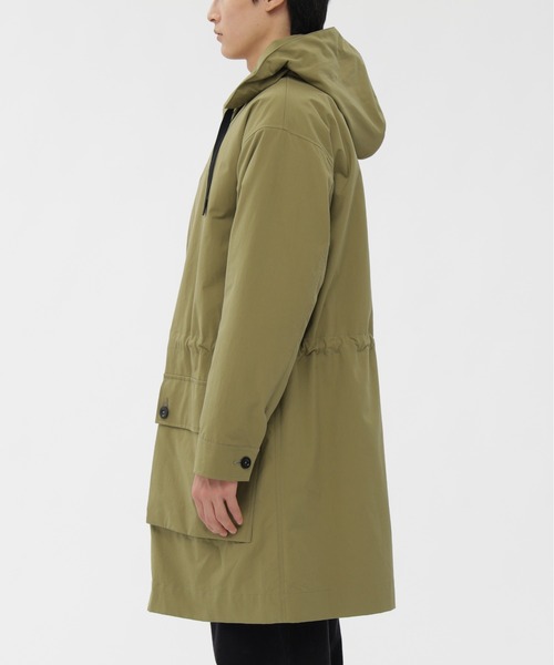 MHL.（エムエイチエル）の「BRUSHED COTTON CANVAS（ダウンジャケット/コート・メンズ・カーキ/チャコール・SMALL/MEDIUM/LARGE）」の6枚目の写真