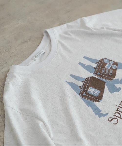 NOMBRE IMPAIR（ノンブルアンペール）の「トランクバッグPT　半袖TEE（Tシャツ/カットソー・レディース・ライトグレー/イエロー・FREE）」の20枚目の写真