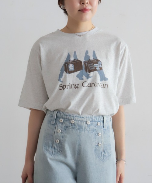 NOMBRE IMPAIR（ノンブルアンペール）の「トランクバッグPT　半袖TEE（Tシャツ/カットソー・レディース・ライトグレー/イエロー・FREE）」の8枚目の写真