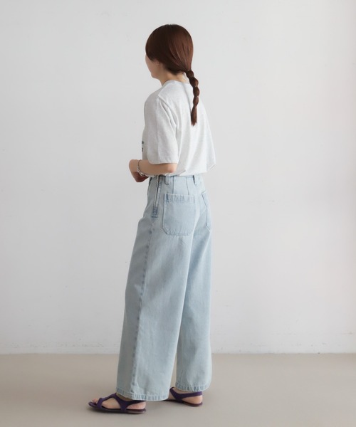 NOMBRE IMPAIR（ノンブルアンペール）の「トランクバッグPT　半袖TEE（Tシャツ/カットソー・レディース・ライトグレー/イエロー・FREE）」の9枚目の写真