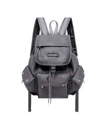 BLACKPURPLE | ノマドバッグ No Mad Bag_グレー(バックパック/リュック)