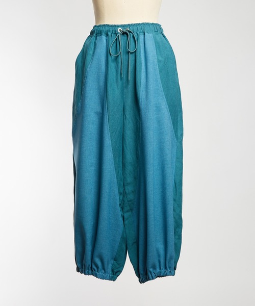 gomme（ゴム）の「リネンレーヨンゲーミングパンツ（その他パンツ・レディース・グリーン/ブラック/チャコールグレー・MEDIUM）」の20枚目の写真