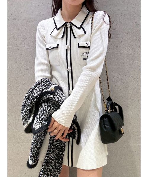 LILY BROWN（リリーブラウン）の「【LILY BROWN×MARY QUANT】チェーンショルダーバッグ（ショルダーバッグ・レディース・キャメル/ホワイト/ブラック・F）」の6枚目の写真