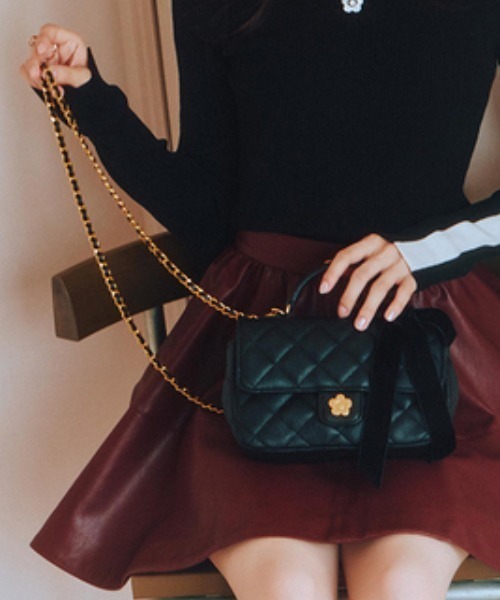 リリーさん専用 オフィシャル・MASHアプリ限定カラー】チュール切り替え3wayトート