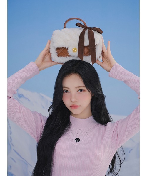 LILY BROWN（リリーブラウン）の「【LILY BROWN×MARY QUANT】チェーンショルダーバッグ（ショルダーバッグ・レディース・キャメル/ホワイト/ブラック・F）」の10枚目の写真