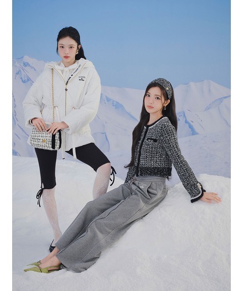 LILY BROWN（リリーブラウン）の「【LILY BROWN×MARY QUANT】チェーンショルダーバッグ（ショルダーバッグ・レディース・キャメル/ホワイト/ブラック・F）」の11枚目の写真