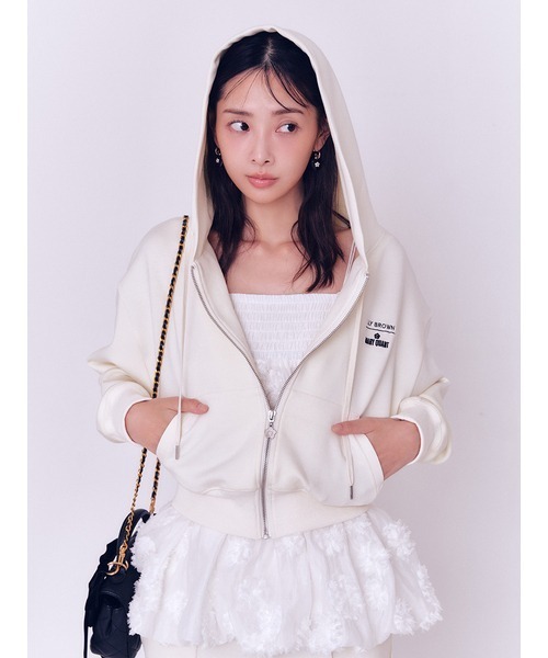 LILY BROWN（リリーブラウン）の「【LILY BROWN×MARY QUANT】チェーンショルダーバッグ（ショルダーバッグ・レディース・キャメル/ホワイト/ブラック・F）」の14枚目の写真