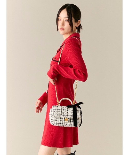 【新品未使用】リリーブラウン　オリエンタルメタルバッグ　チェーンバッグ/シルバー リリーブラウン LILY BROWN 【LILY BROWN×MARY QUANT】チェーン