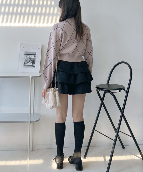 AS KNOW AS plus（アズノゥアズプラス）の「♪選べるアソートデザイン ニットプルオーバー(キラキラリボン・カレッジロゴ）（ニット/セーター・レディース・レッド系/アイボリー系/ネイビー系/ピンク系・FREE）」の15枚目の写真