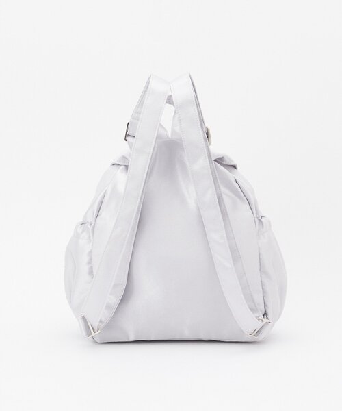 HELLO.SANFRANCISCO（ハローサンフランシスコ）の「【HELLO.SANFRANCISCO/ハローサンフランシスコ】ロゴ刺繍サテンリュックサック（バックパック/リュック・レディース・ピンク/シルバー/ブルー・ONE SIZE）」の17枚目の写真