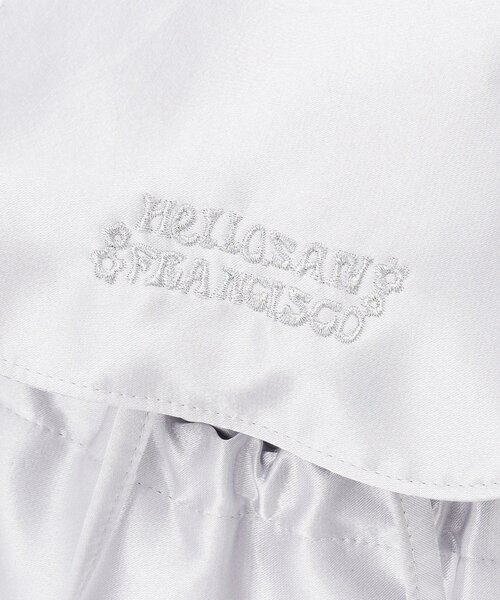 HELLO.SANFRANCISCO（ハローサンフランシスコ）の「【HELLO.SANFRANCISCO/ハローサンフランシスコ】ロゴ刺繍サテンリュックサック（バックパック/リュック・レディース・ピンク/シルバー/ブルー・ONE SIZE）」の21枚目の写真