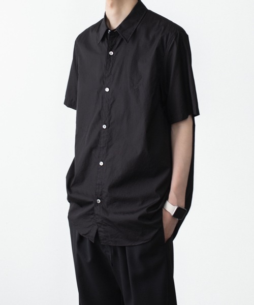 VEIN (ヴェイン)の「140/2 ギザブロード S/S SHIRT / 140/2 GIZA BROAD S/S SHIRT(シャツ/ブラウス・メンズ・ライトブラウン/ホワイト/ブラック・1/3/2)」の3枚目の写真