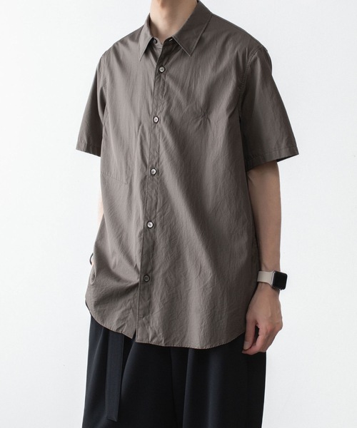 VEIN (ヴェイン)の「140/2 ギザブロード S/S SHIRT / 140/2 GIZA BROAD S/S SHIRT(シャツ/ブラウス・メンズ・ライトブラウン/ホワイト/ブラック・1/3/2)」の11枚目の写真
