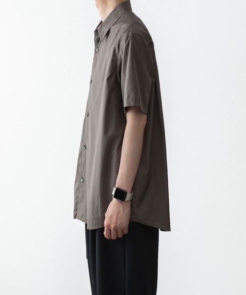 VEIN (ヴェイン)の「140/2 ギザブロード S/S SHIRT / 140/2 GIZA BROAD S/S SHIRT(シャツ/ブラウス・メンズ・ライトブラウン/ホワイト/ブラック・1/3/2)」の12枚目の写真