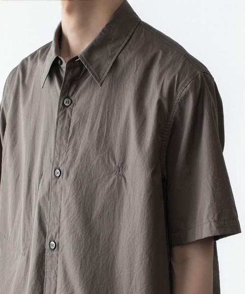 VEIN (ヴェイン)の「140/2 ギザブロード S/S SHIRT / 140/2 GIZA BROAD S/S SHIRT(シャツ/ブラウス・メンズ・ライトブラウン/ホワイト/ブラック・1/3/2)」の15枚目の写真