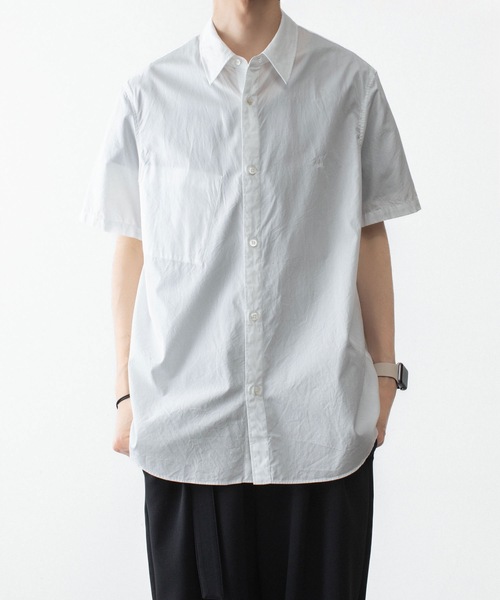 VEIN (ヴェイン)の「140/2 ギザブロード S/S SHIRT / 140/2 GIZA BROAD S/S SHIRT(シャツ/ブラウス・メンズ・ライトブラウン/ホワイト/ブラック・1/3/2)」の18枚目の写真