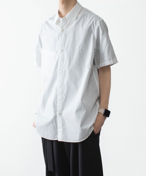 VEIN (ヴェイン)の「140/2 ギザブロード S/S SHIRT / 140/2 GIZA BROAD S/S SHIRT(シャツ/ブラウス・メンズ・ライトブラウン/ホワイト/ブラック・1/3/2)」の19枚目の写真