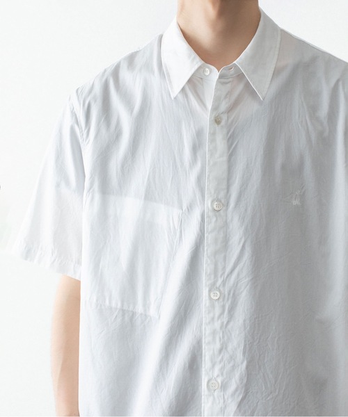 VEIN (ヴェイン)の「140/2 ギザブロード S/S SHIRT / 140/2 GIZA BROAD S/S SHIRT(シャツ/ブラウス・メンズ・ライトブラウン/ホワイト/ブラック・1/3/2)」の22枚目の写真
