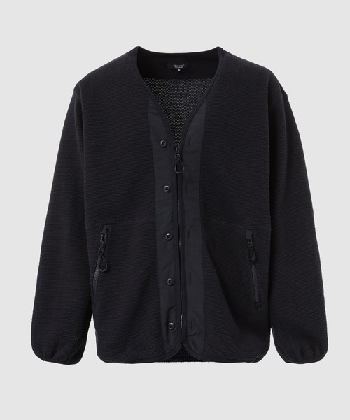 COMME des GARCONS HOMME(コム デ ギャルソン・オム)の「COTTON MILITARY LINER CARDIGAN(カーディガン/ボレロ・メンズ・ブラック/ネイビー・S/M/L)」の1枚目の写真