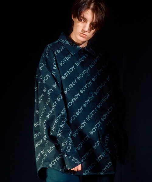 BOY LONDON(ボーイロンドン)の「【BOY LONDON】BOYBOY COTTON BIG Shirt(シャツ/ブラウス・メンズ・ブラック・MEDIUM/X-LARGE/LARGE)」の2枚目の写真