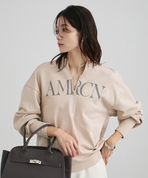 AMERICANA | 【Americana（アメリカーナ） for SALON】ロゴジップスウェット(スウェット)