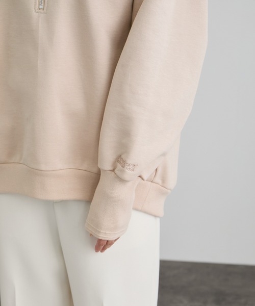 AMERICANA（アメリカーナ）の「【Americana（アメリカーナ） for SALON】ロゴジップスウェット（スウェット・レディース・ベージュ系その他2/ブラック系その他・FREE）」の18枚目の写真