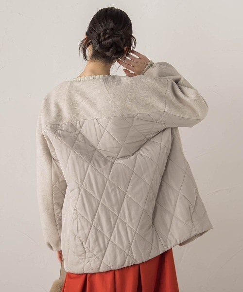 セール】メランジブランケットコート（ダッフルコート）｜Droite