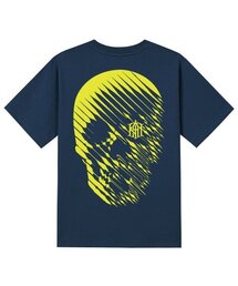 KTN0144 スカルレイン 半袖Tシャツ - ネイビー