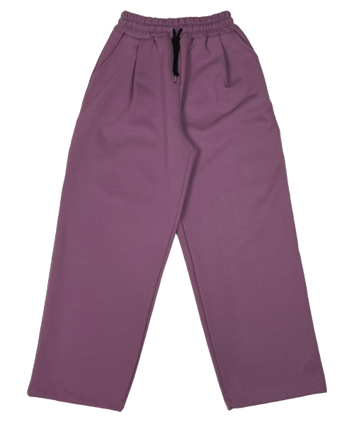 Carpenter Wide Sweat Pants (Purple)