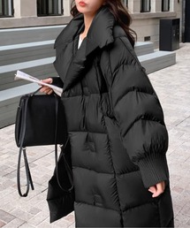 LUCPY（ラクピー）の「オーバーサイズ中綿ロングコート（その他アウター・レディース）」