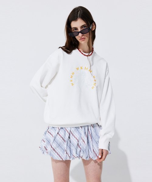 WNDERKAMMER(ブンダーカンマー)の「刺繍バルーンバンディングスカート_ネイビー(スカート・レディース・その他・MEDIUM/SMALL)」の5枚目の写真