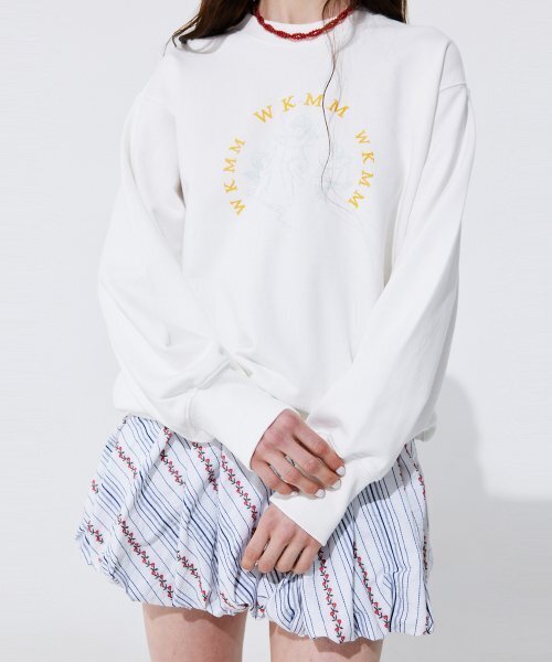 WNDERKAMMER(ブンダーカンマー)の「刺繍バルーンバンディングスカート_ネイビー(スカート・レディース・その他・MEDIUM/SMALL)」の7枚目の写真