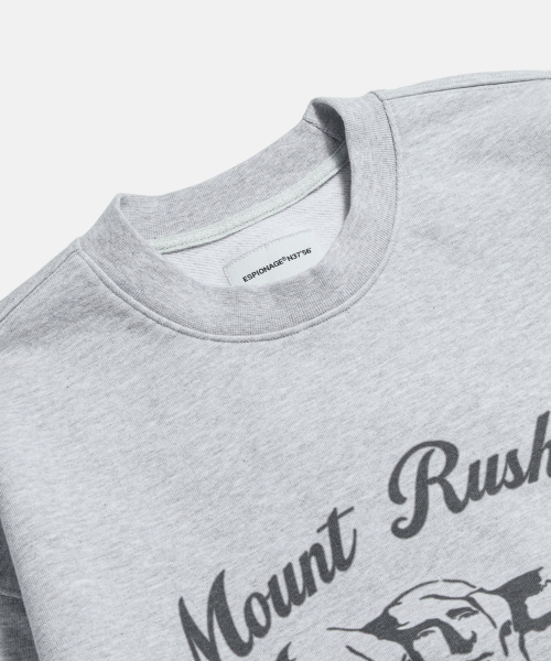 ESPIONAGE（エスピオナジ）の「Mount Rushmore Heavyweight Sweatshirt Grey（スウェット・レディース・その他・MEDIUM/LARGE/X-LARGE）」の3枚目の写真