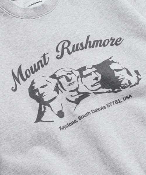 ESPIONAGE（エスピオナジ）の「Mount Rushmore Heavyweight Sweatshirt Grey（スウェット・レディース・その他・MEDIUM/LARGE/X-LARGE）」の4枚目の写真