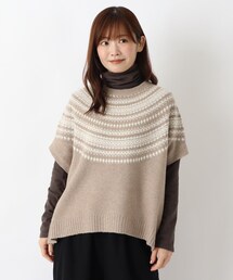 求心柄プルオーバーベスト
