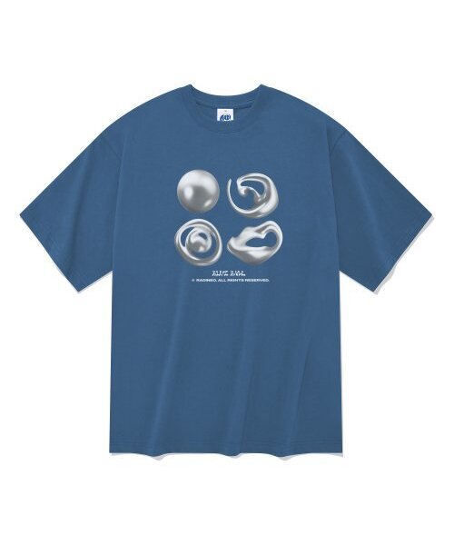 RADINEO(ラディネオ)の「20番手ブルーボール半袖Tシャツブルー(Tシャツ/カットソー・メンズ・その他・LARGE/MEDIUM/X-LARGE)」の1枚目の写真