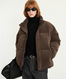 TNGT（ティーエヌジーティー）の「European-goose Corduroy Down Jumper (Brown) TNJU5F206W2（ダウンジャケット/コート）」