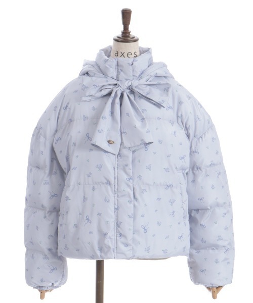 axes femme（アクシーズファム）の「リボンセット小花柄コート（ピーコート・レディース・ラベンダー/キナリ・FREE）」の19枚目の写真