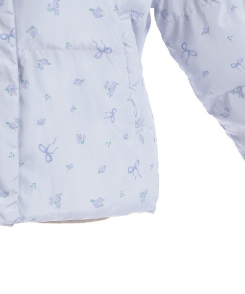 axes femme（アクシーズファム）の「リボンセット小花柄コート（ピーコート・レディース・ラベンダー/キナリ・FREE）」の16枚目の写真