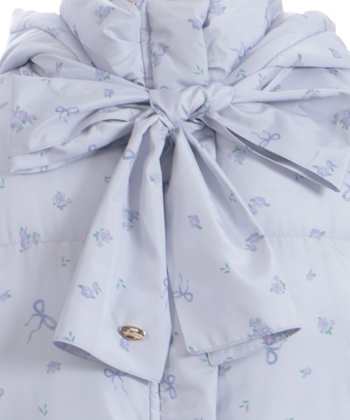 axes femme（アクシーズファム）の「リボンセット小花柄コート（ピーコート・レディース・ラベンダー/キナリ・FREE）」の15枚目の写真